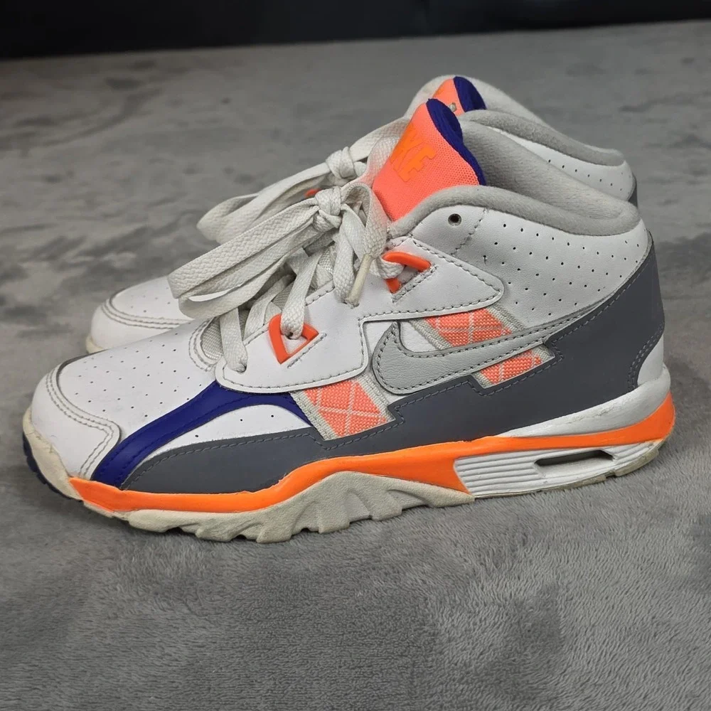 Nike Air Max Trainer SC Orange White DV2353-100 US Size 2.5Y - Picture 3 of 9